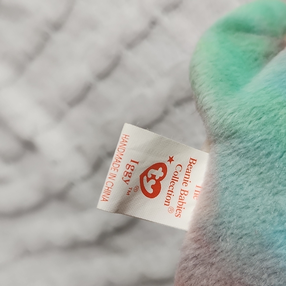 🕸Vintage Ty Beanie Baby Original "Iggy" The Iguana 1997 P.V.C Pellets - Picture 7 of 11